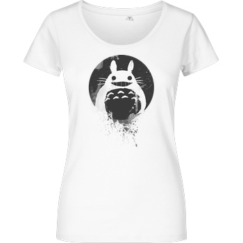 None Mien Wayne - Totoro T-Shirt Damenshirt weiss
