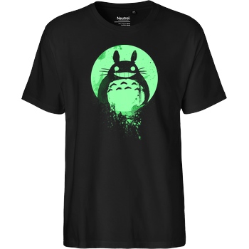 None Mien Wayne - Totoro T-Shirt Fairtrade T-Shirt - black