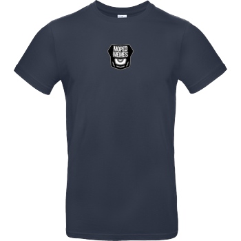MOPEDMEMMES Mopedmemes - Logo T-Shirt B&C EXACT 190 - Bleu Foncé