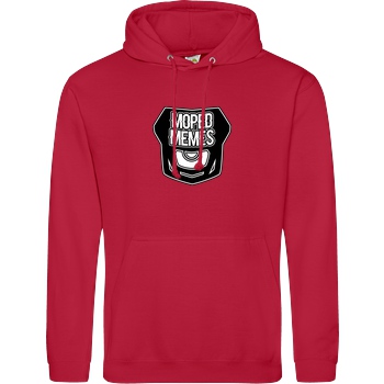 MOPEDMEMMES Mopedmemes - Logo Sweatshirt JH Hoodie - red