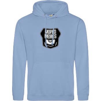 MOPEDMEMMES Mopedmemes - Logo Sweatshirt JH Hoodie - sky blue