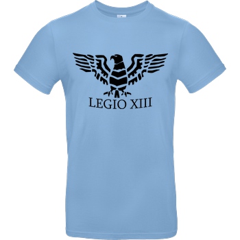 None Römischer Adler T-Shirt B&C EXACT 190 - Sky Blue