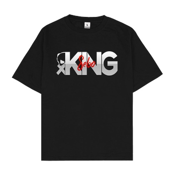 ScriptOase Script Oase - King Sebo T-Shirt Oversize T-Shirt - Noir