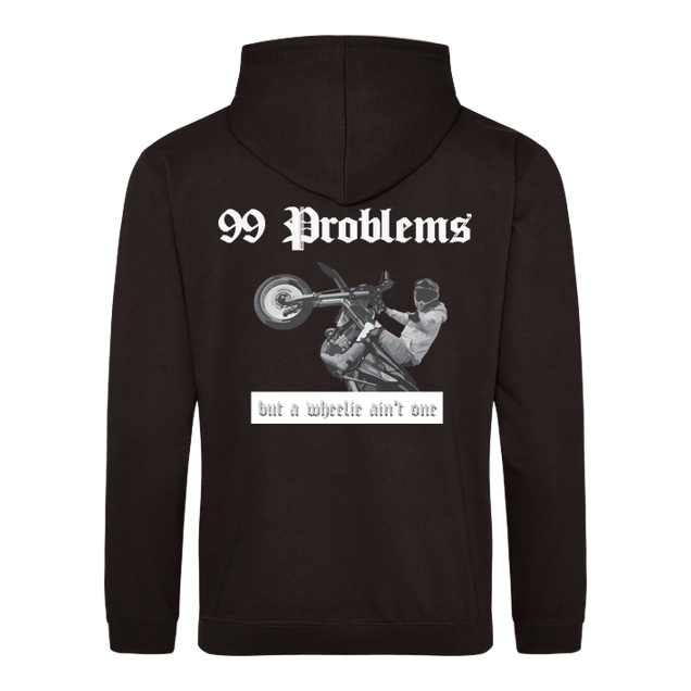 Seaky - Seaky - 99 Problems - white print - regular - Sweatshirt - JH Hoodie - Schwarz