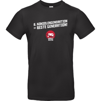 Spielewelten Spielewelten - Best Gen T-Shirt B&C EXACT 190 - Noir
