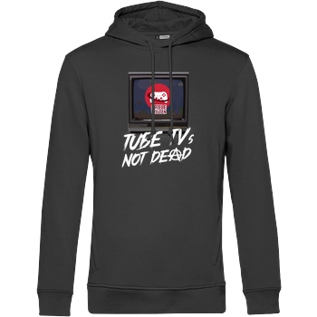 Spielewelten Spielewelten - Not Dead Sweatshirt B&C HOODED INSPIRE - black