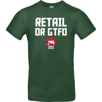 Spielewelten - Retail or GTFO B&C EXACT 190 -  Vert Foncé