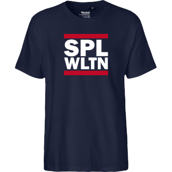 Spielewelten - SPLWLTN Fairtrade T-Shirt - navy
