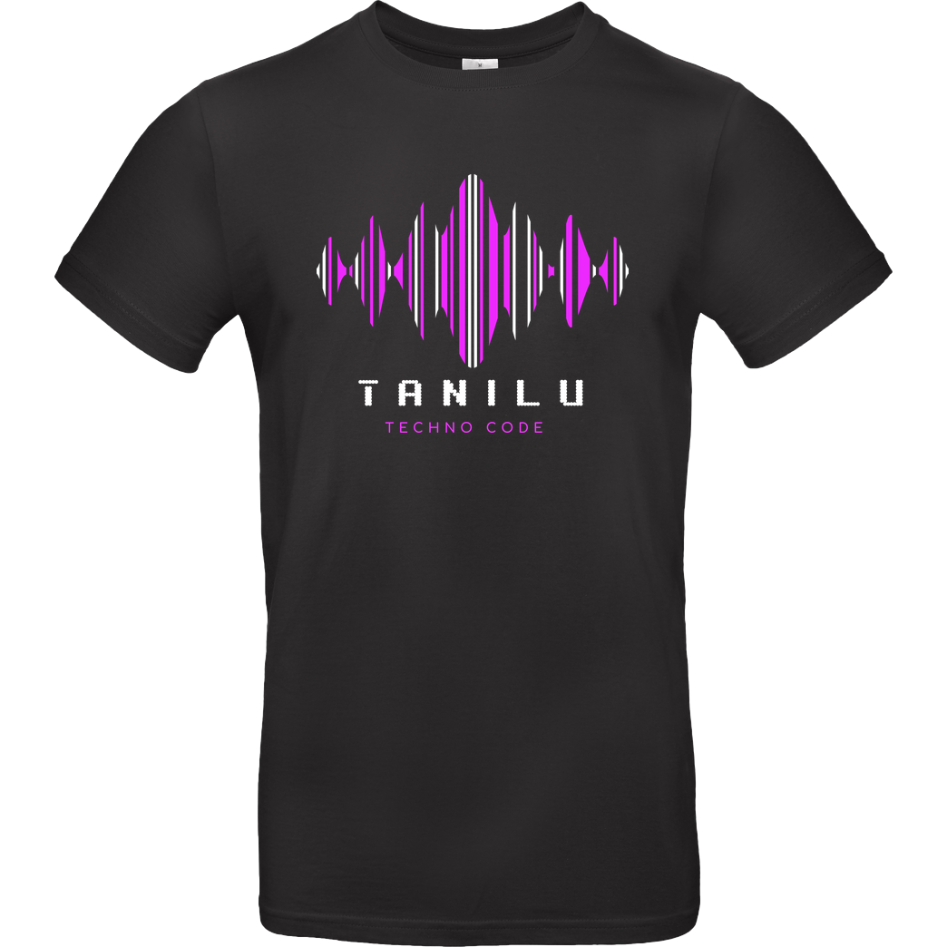 Tanilu TaniLu - Waves T-Shirt B&C EXACT 190 - Noir