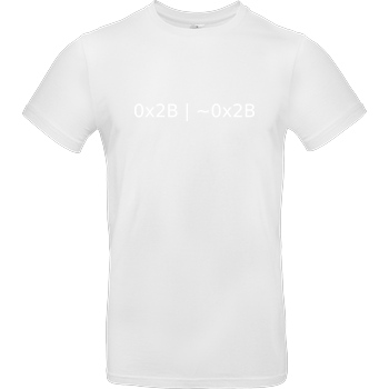 None To be or not to be T-Shirt B&C EXACT 190 -  Blanc