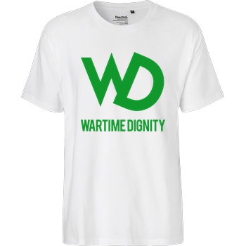 Hell/Doc Wartime Dignity - Logo T-Shirt Fairtrade T-Shirt - white