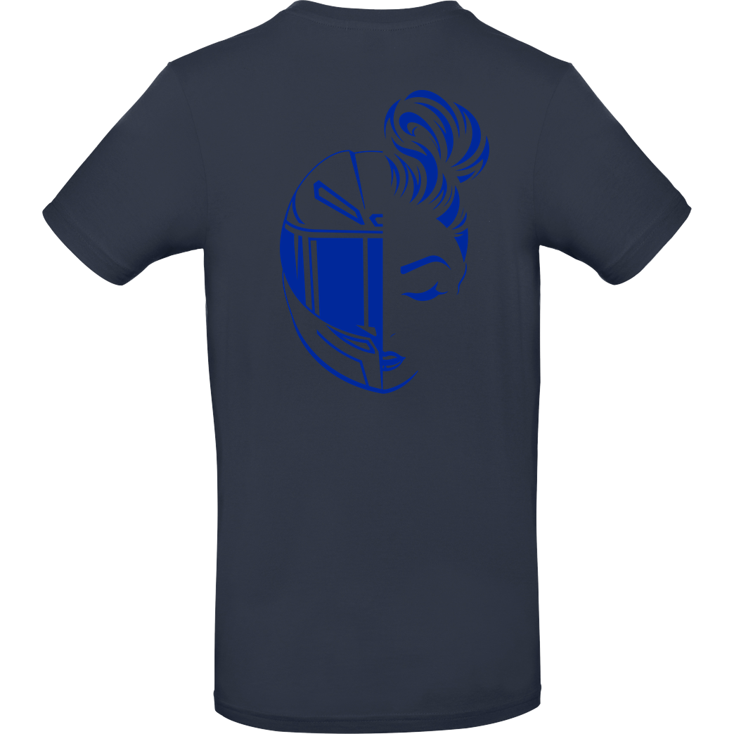 XeniaR6 XeniaR6 - Sportler-Logo T-Shirt B&C EXACT 190 - Bleu Foncé