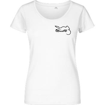 XeniaR6 XeniaR6 - Sportler-Logo T-Shirt Damenshirt weiss