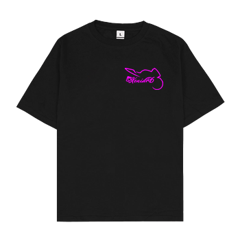 XeniaR6 - Sportler-Logo Oversize T-Shirt - Noir