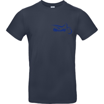 XeniaR6 XeniaR6 - Sumo-Logo T-Shirt B&C EXACT 190 - Bleu Foncé