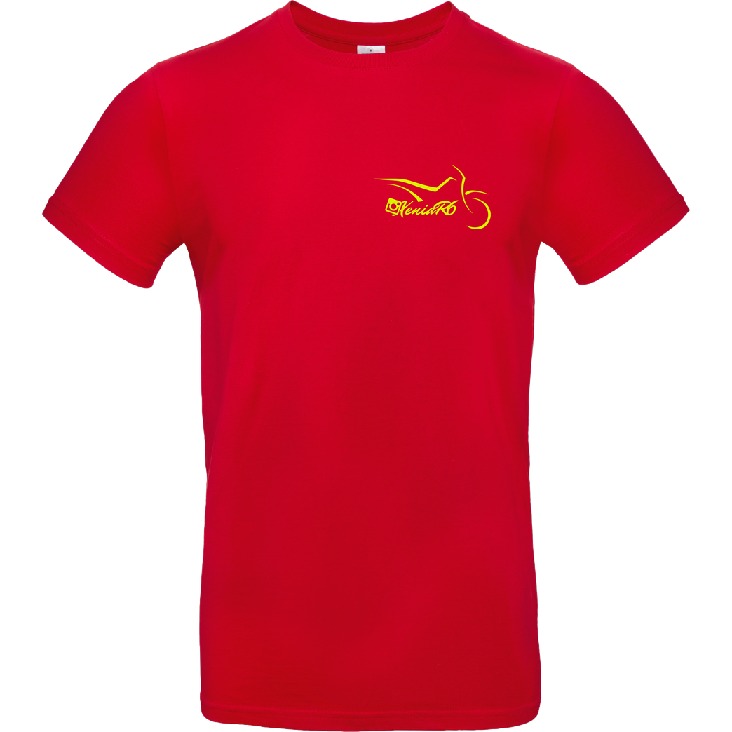 XeniaR6 XeniaR6 - Sumo-Logo T-Shirt B&C EXACT 190 - Rouge