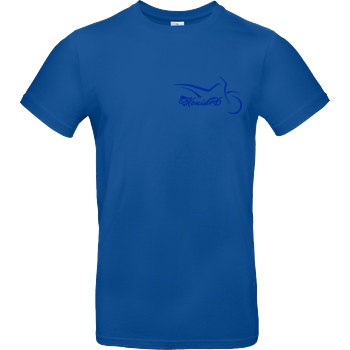 XeniaR6 XeniaR6 - Sumo-Logo T-Shirt B&C EXACT 190 - Bleu Royal