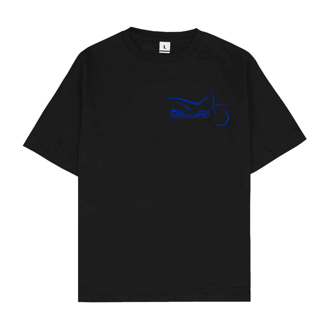 XeniaR6 XeniaR6 - Sumo-Logo T-Shirt Oversize T-Shirt - Noir